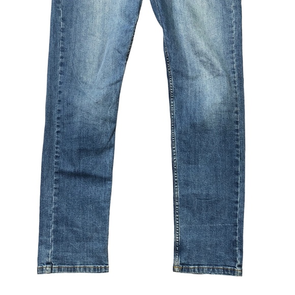 Maurice Malone Mo Jeans Vintage Y2K Straight Leg Blue Denim Jeans 38x33 - Picture 6 of 7